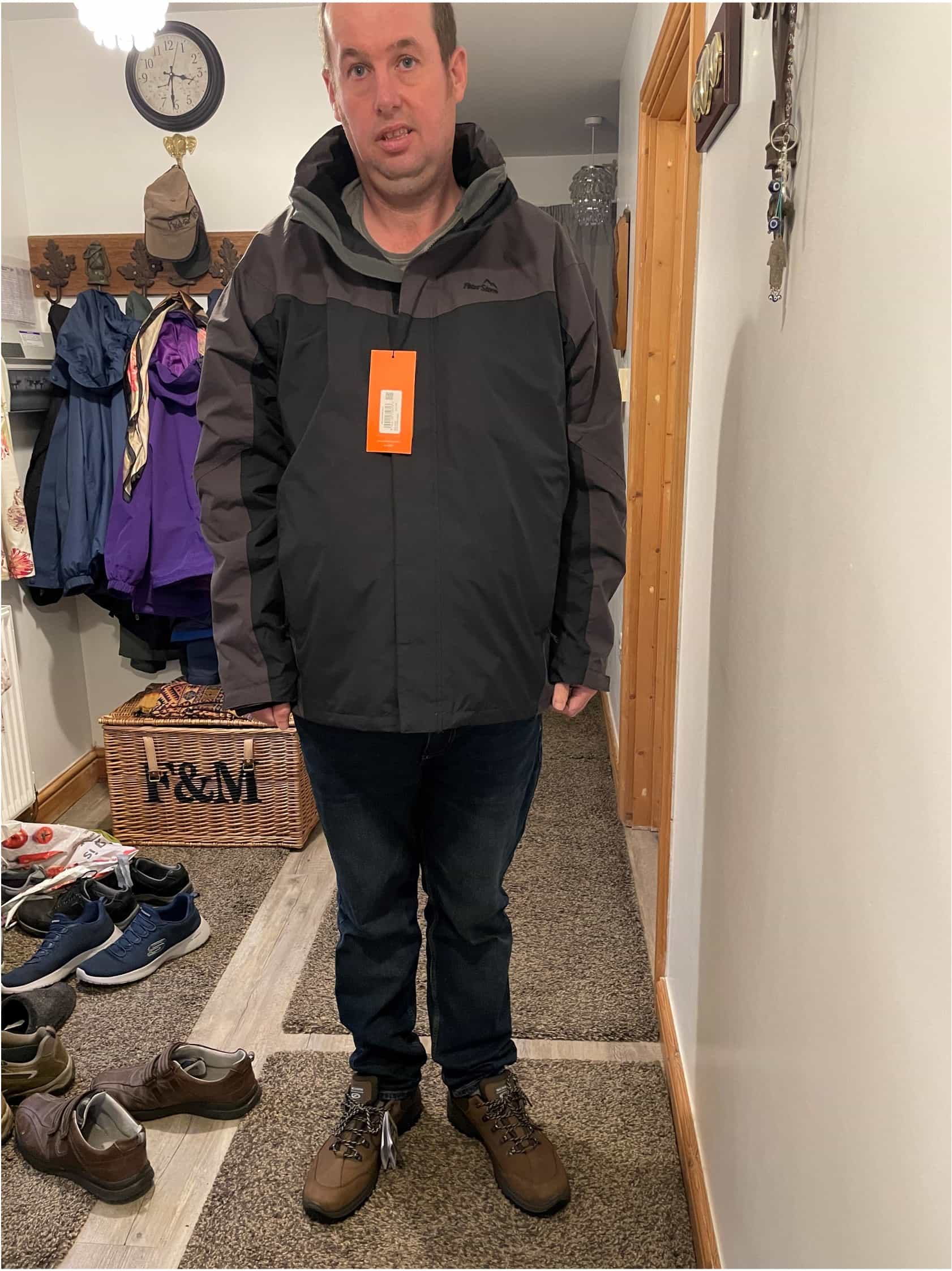 James, who used his PHB to buy new walking shoes and a waterproof coat so he could continue walking his dog and keep up his wellbeing during winter.